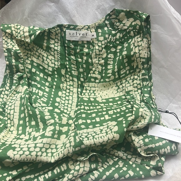 Very vibrant green and off white Nwt - Picture 3 of 8